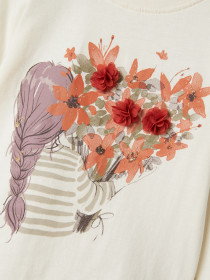 NAME IT Bluse Otrea Cloud Dancer
